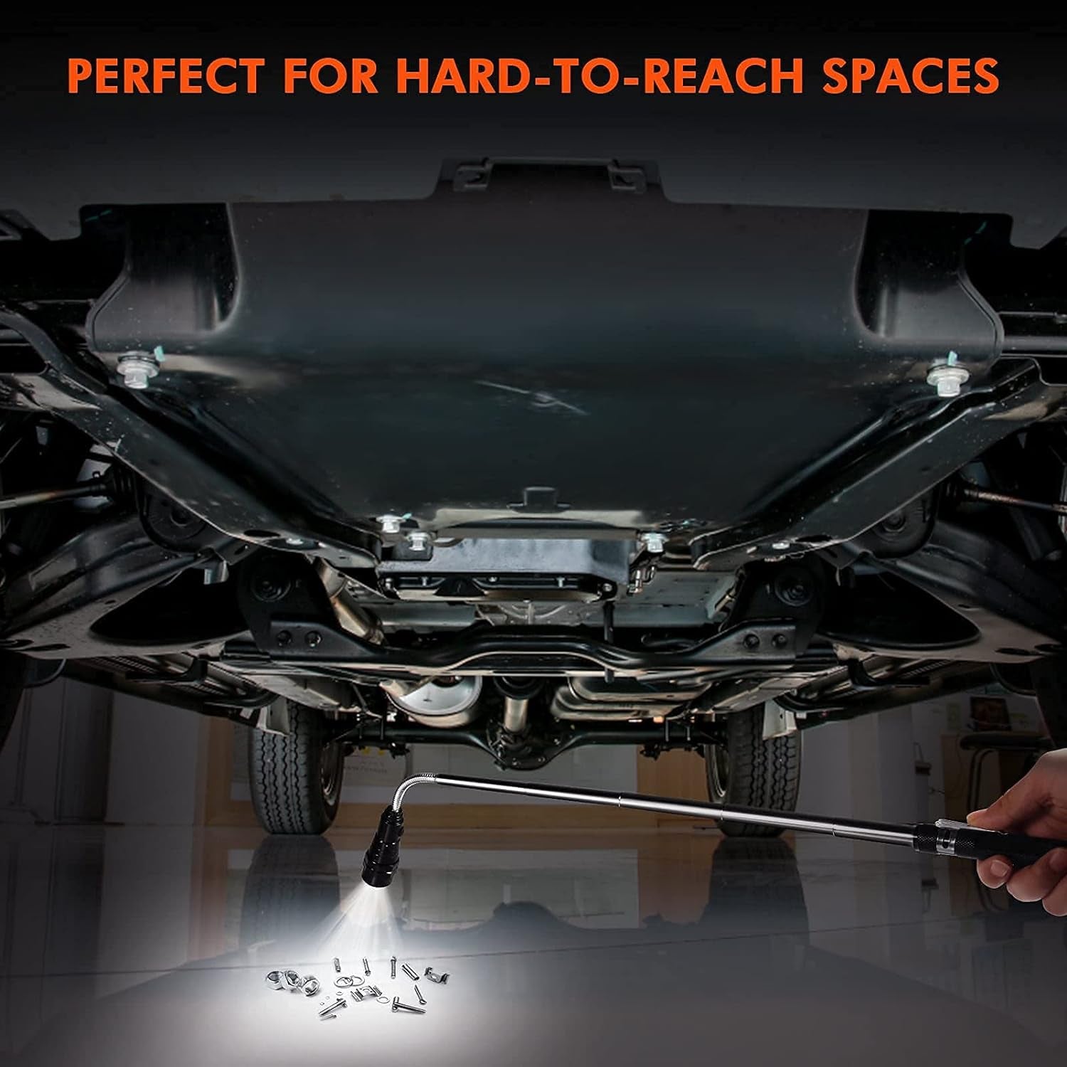 LED Telescoping Magnetic Pickup Tool