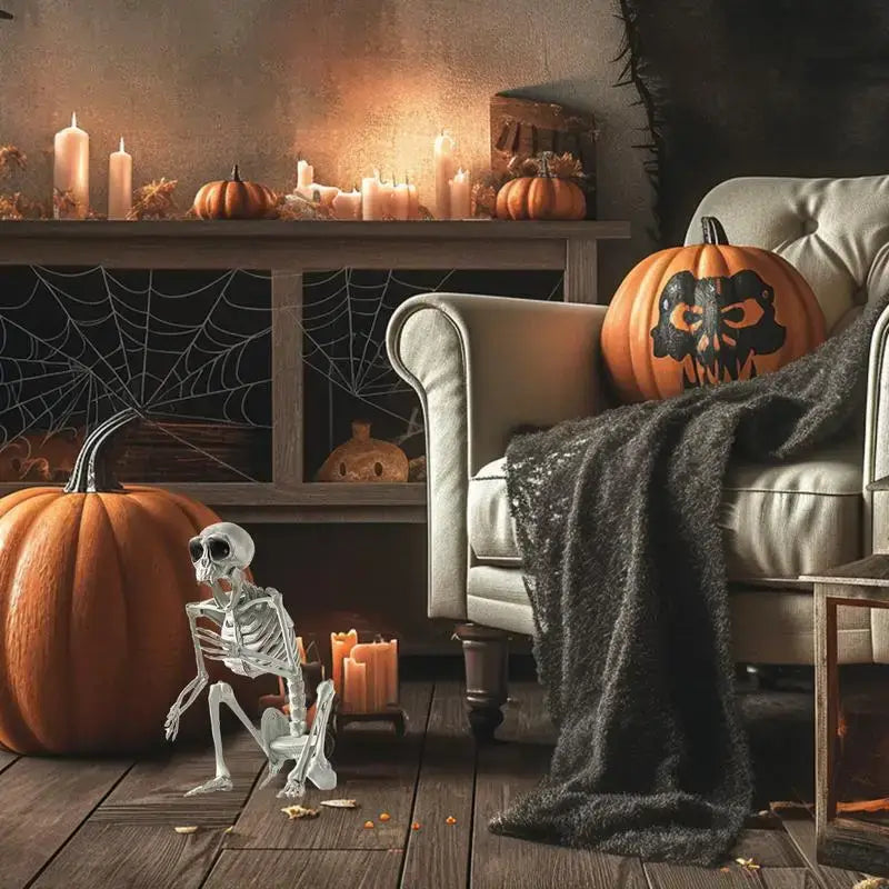 Skeleton Dog Halloween Decorations