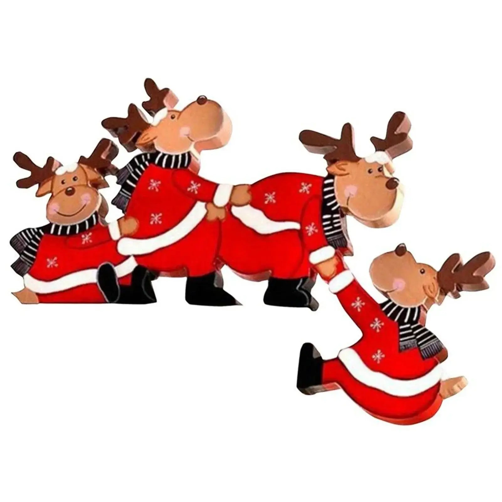 Christmas Door Wood Decoration