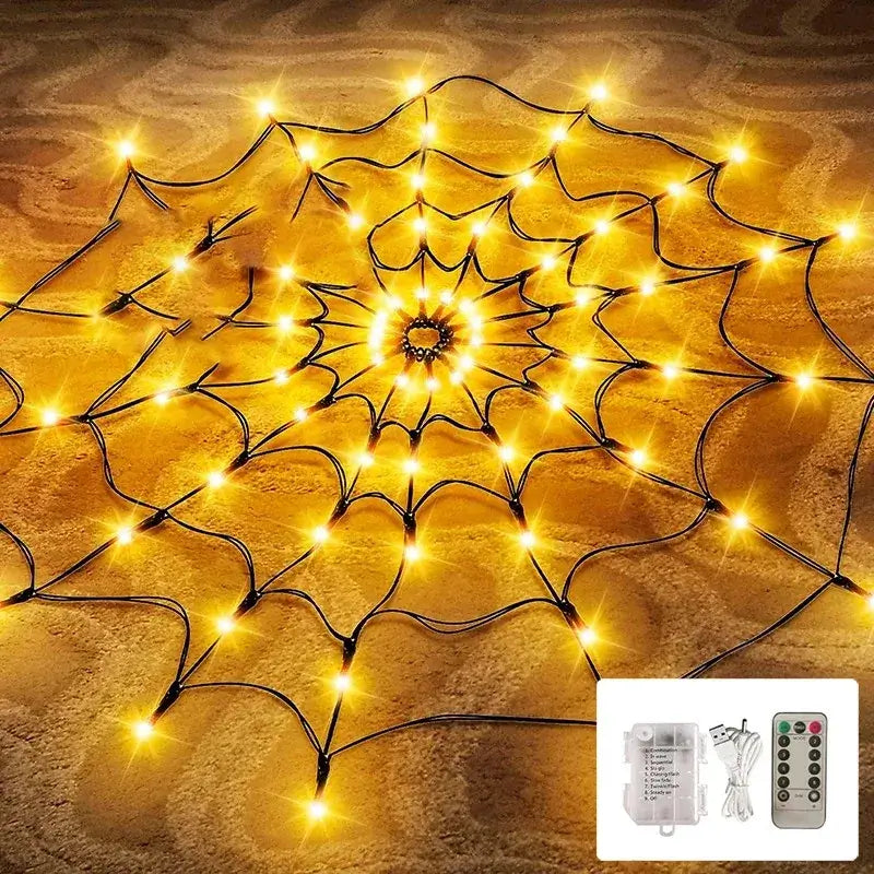 Halloween LED Light String Ghost Decoration