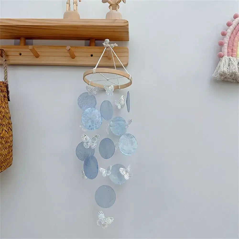 Handmade Rainbow Shell Wind Chimes