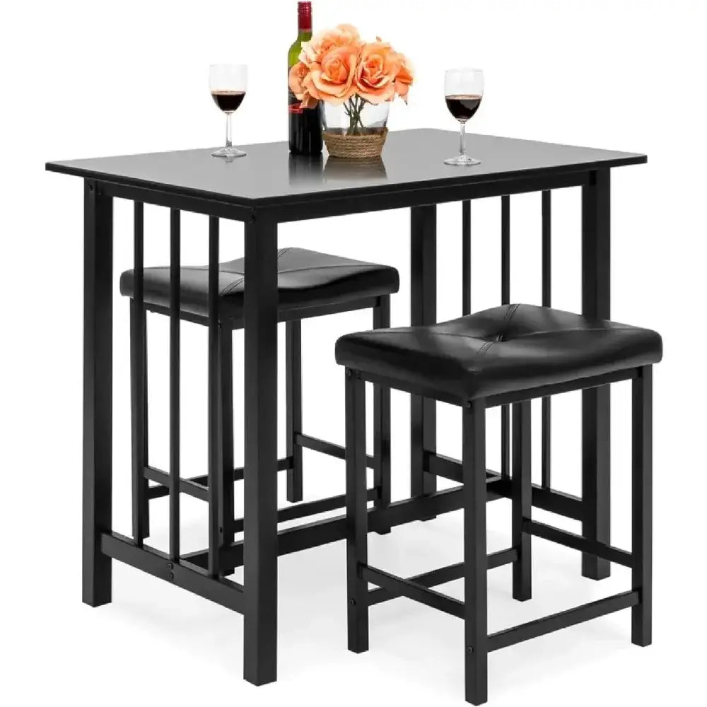 3-Piece Counter Height Dining Table Furniture Set