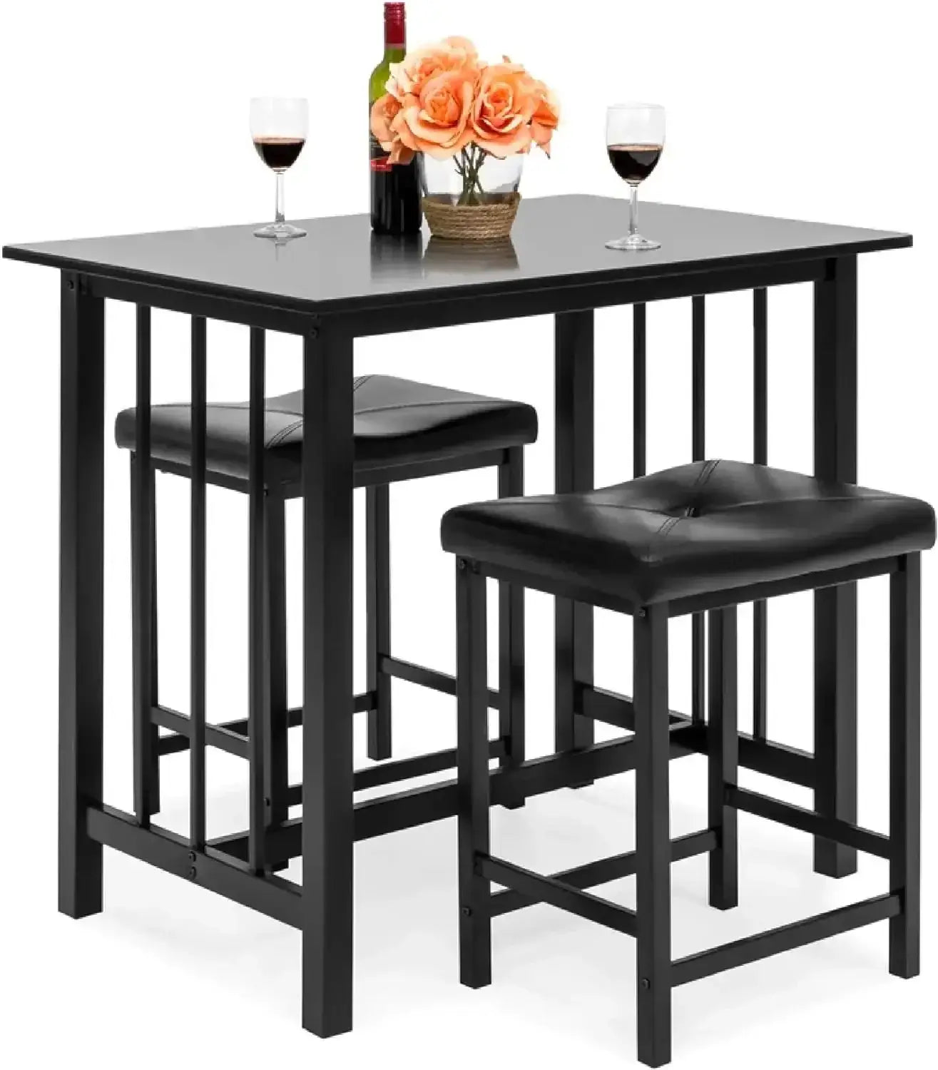 3-Piece Counter Height Dining Table Furniture Set