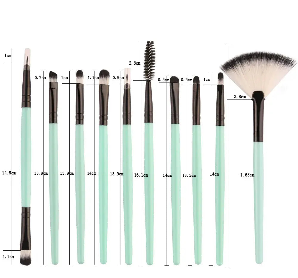 18 Pcs Makeup Brush Set