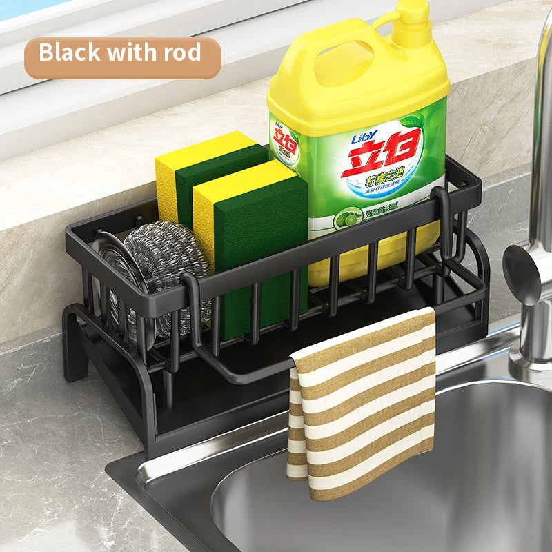 The Multi-Functional Sink Caddy Organizer, measuring 9.1