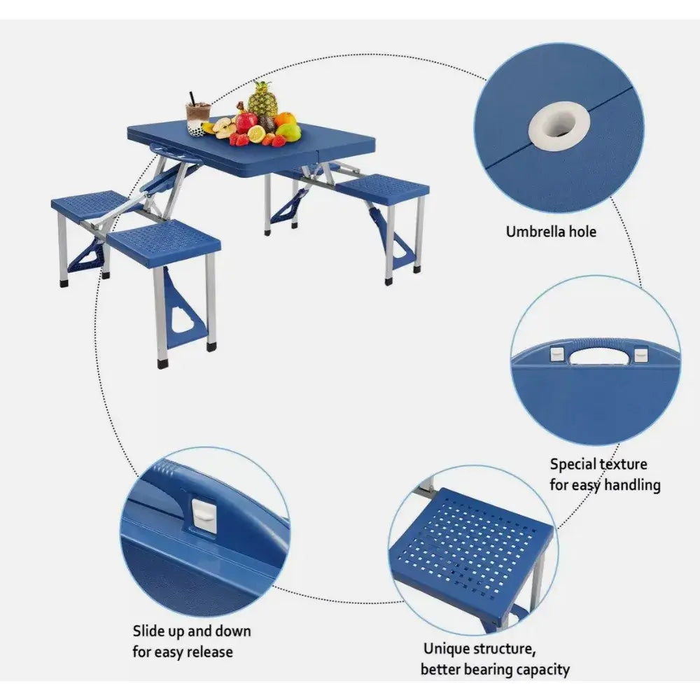 Portable Folding Picnic Table Chair Sets