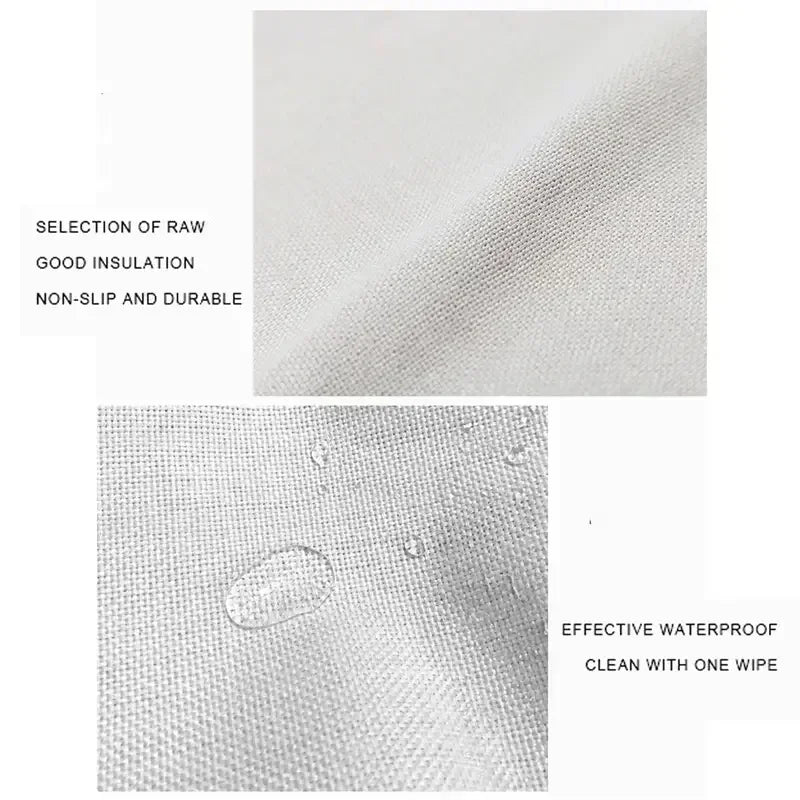 Linen Placemats Nautical - Stylish Dining Table fabric with waterproof, non-slip texture and durable insulation for long-lasting use.